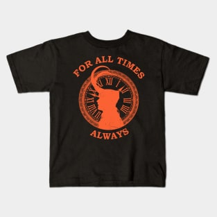 for time always orange Kids T-Shirt